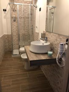 Koupelna v ubytování B&B Belvedere Partenopeo
