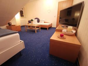 TV a/nebo společenská místnost v ubytování Wunderschöne Landhauswohnung in Rinteln