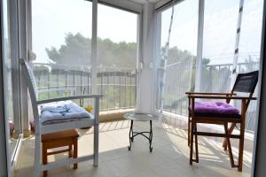 Balkon lub taras w obiekcie Rita Exclusive Apartments with Parking