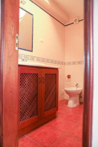 Vonios kambarys apgyvendinimo įstaigoje Casa Azul