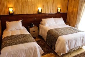 Postel nebo postele na pokoji v ubytování Hotel Aliwen + 37 fotografií