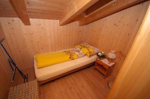 Ένα ή περισσότερα κρεβάτια σε δωμάτιο στο Haus Gerbi