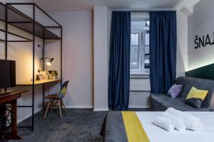 Posteľ alebo postele v izbe v ubytovaní Stay Swanky Hostel
