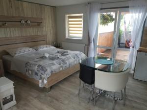 Postel nebo postele na pokoji v ubytování Vila Bobrík - Liptovská Mara
