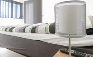 Postel nebo postele na pokoji v ubytování Hotel Ikast