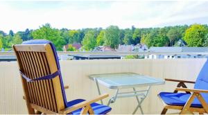 Ein Balkon oder eine Terrasse in der Unterkunft Haus Sonnenhof Bansin