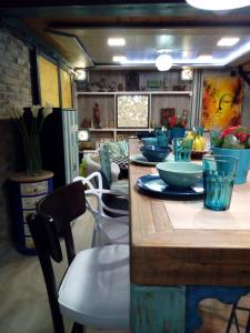 منطقة جلوس في NapPARK Hostel