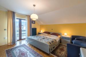 Postelja oz. postelje v sobi nastanitve Lake Bled Apartment Marjetka