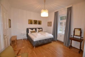 Postel nebo postele na pokoji v ubytování Apartment Graz-Ulrichsbrunn, free parking