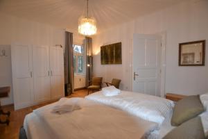 Postel nebo postele na pokoji v ubytování Apartment Graz-Ulrichsbrunn, free parking