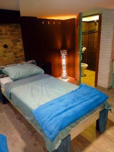 Voodi või voodid majutusasutuse NapPARK Hostel toas
