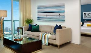 Posezení v ubytování Sole Miami, A Noble House Resort