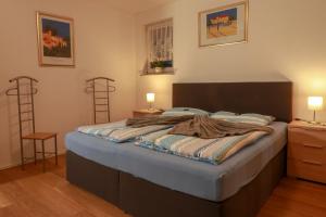 Postel nebo postele na pokoji v ubytování Haus Sonnenschein