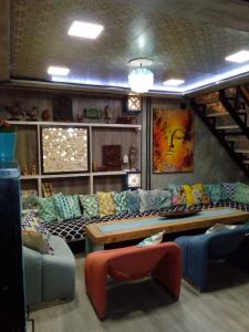 منطقة جلوس في NapPARK Hostel