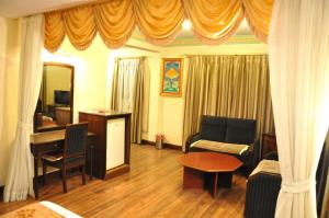 Istumisnurk majutusasutuses Tibet Guest House