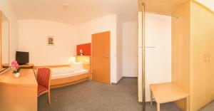 Posteľ alebo postele v izbe v ubytovaní Hotel Gasthof Stefansbrücke