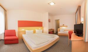 Posteľ alebo postele v izbe v ubytovaní Hotel Gasthof Stefansbrücke