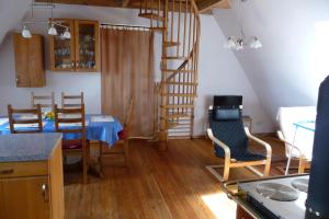 Χώρος καθιστικού στο Haus Bergwiese - für Naturfreunde, Familien, Wanderer