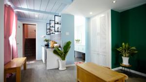Posezení v ubytování Sleep Box Hostel Phú Quốc