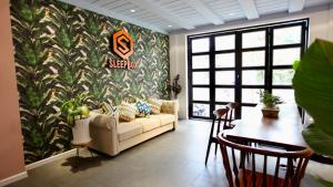Posezení v ubytování Sleep Box Hostel Phú Quốc