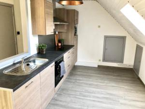Nhà bếp/bếp nhỏ tại Gîte d'Anthisnes