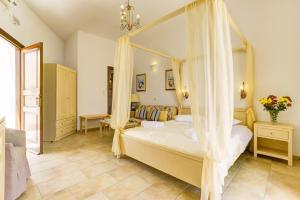 Voodi või voodid majutusasutuse Hotel Mathios toas