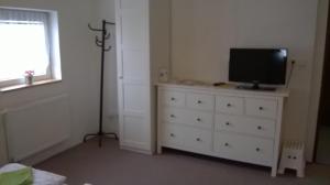 Televízia a/alebo spoločenská miestnosť v ubytovaní Guest House Honzik