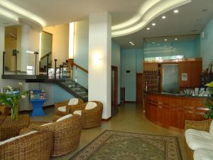 Posezení v ubytování Hotel Garni' Alaska