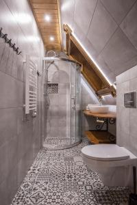 Ένα μπάνιο στο Apartamenty u Grażyny
