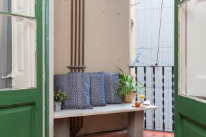 Balkón nebo terasa v ubytování Key Barcelona HOUSING (Carrer Girona)