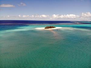 an island in the middle of the ocean at Seaview Lodge and Restaurant in Nuku‘alofa