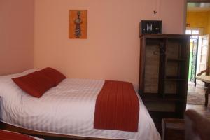 Letto o letti in una camera di Hotel Andino