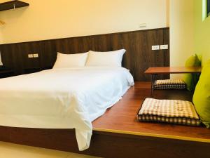 Letto o letti in una camera di Moo House