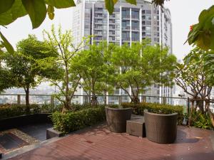 Zahrada ubytování Jasmine Resort Bangkok