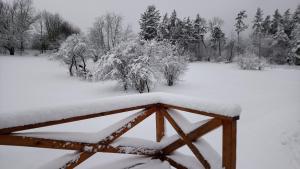 Forest Romantic Apartment Brdy v zime