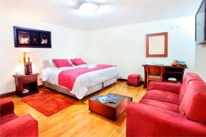 Ένα ή περισσότερα κρεβάτια σε δωμάτιο στο Loft Hotel