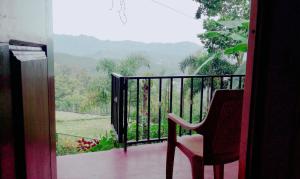 Uma vista geral da montanha ou uma vista da montanha a partir do quarto em acomodação particular