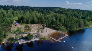 Letecký snímek ubytování First Camp Ånnaboda-Örebro