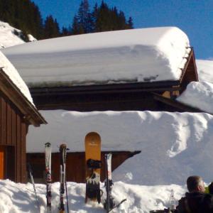 冬天的L'Ours Blanc Lodge