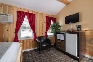 Kuchyň nebo kuchyňský kout v ubytování Black Elk Resort