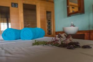 Krevet ili kreveti u jedinici u okviru objekta Cinque Colori Bed & Breakfast- Spa