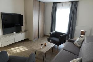 TV a/nebo společenská místnost v ubytování Haus Brunner
