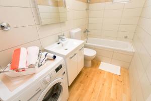 Koupelna v ubytování Apartment Stane