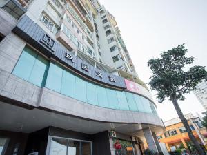 El edificio en el que está el hotel