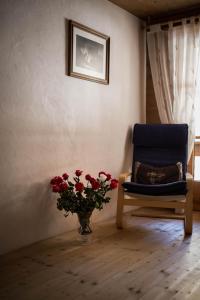 Posezení v ubytování Landhaus Erlzette