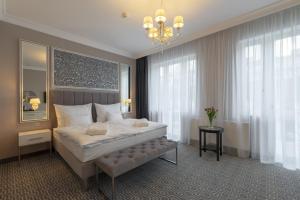 Katil atau katil-katil dalam bilik di Spa Hotel ULRIKA