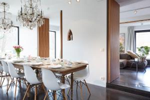 Χώρος καθιστικού στο B&B Park7 Wavre - Leuven