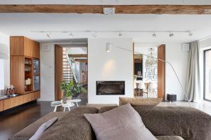 Χώρος καθιστικού στο B&B Park7 Wavre - Leuven