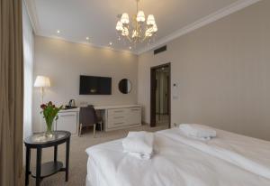 Katil atau katil-katil dalam bilik di Spa Hotel ULRIKA