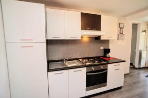 Kuchyňa alebo kuchynka v ubytovaní Apartment Cici